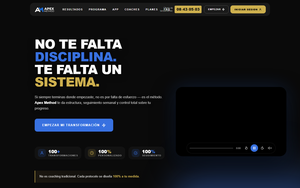 Screenshot de Apex Method