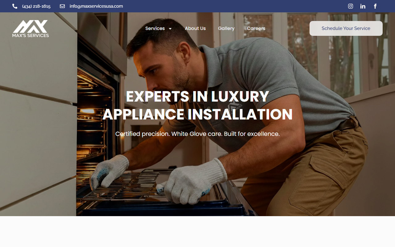 Screenshot de Max Services USA