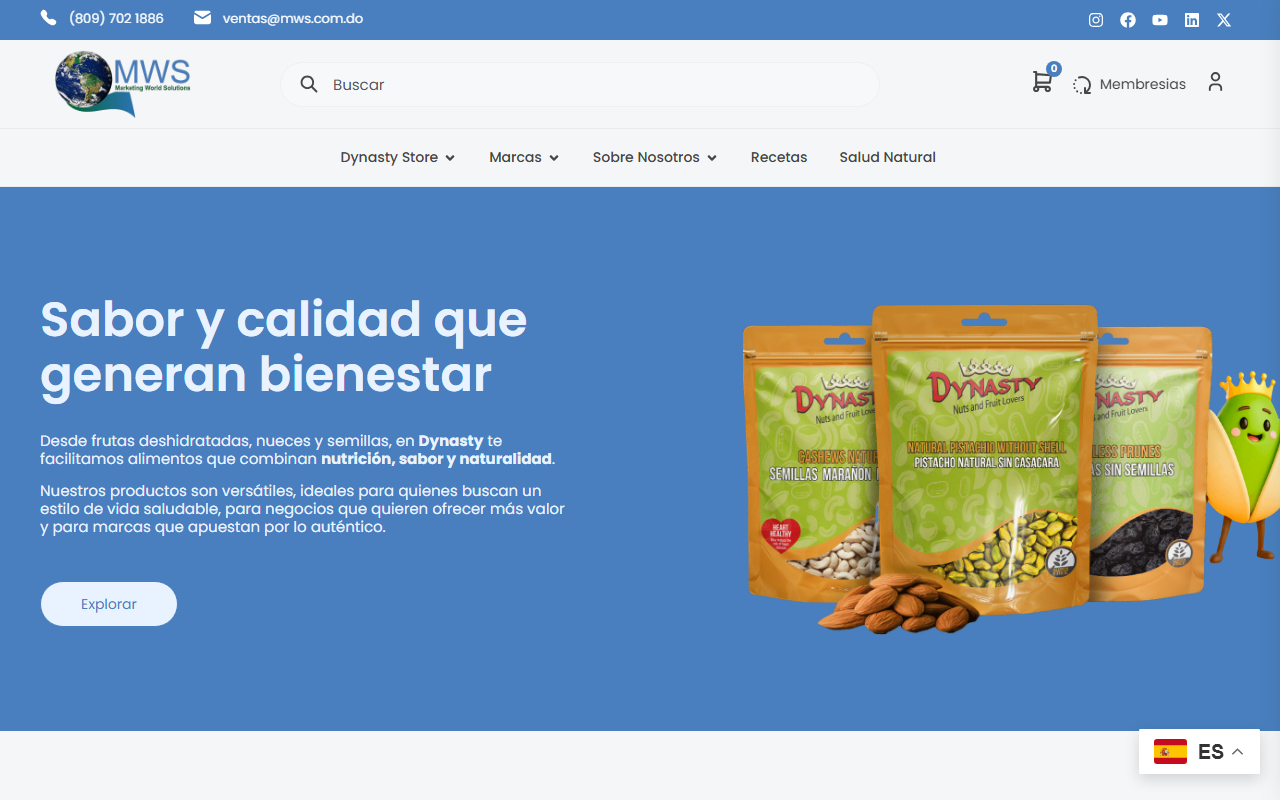 Screenshot de MWS