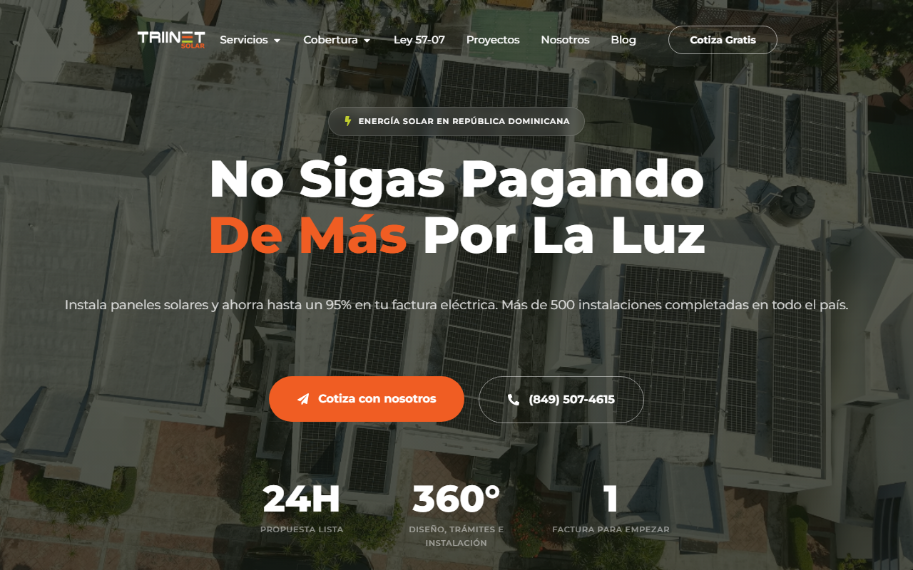 Screenshot de Triinet Solar